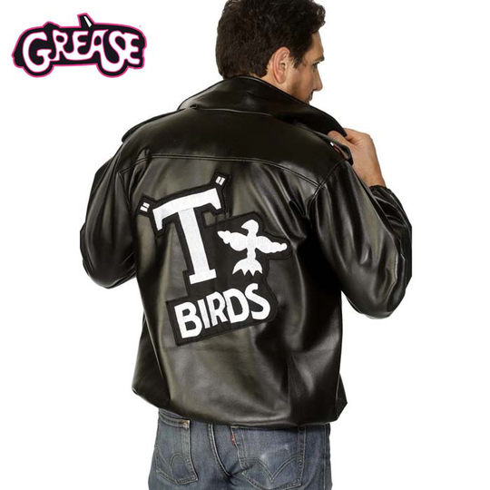 Jacka, Grease T-Bird svart-L
