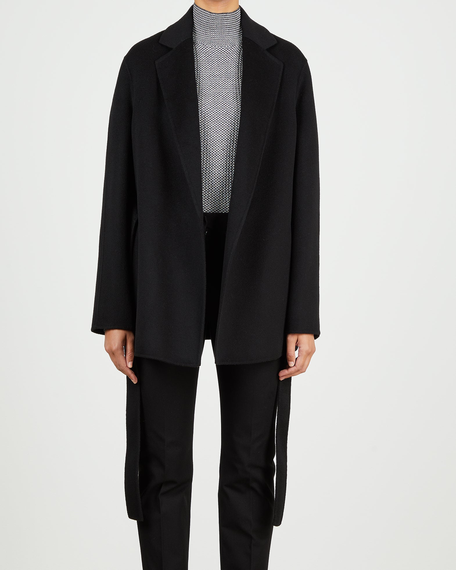 Joseph Kappa Cenda-Dbl Face Cashmere 38 Svart 013