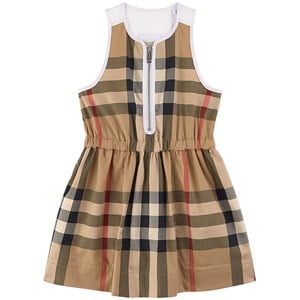 Burberry Rutig Klänning Beige 3 år