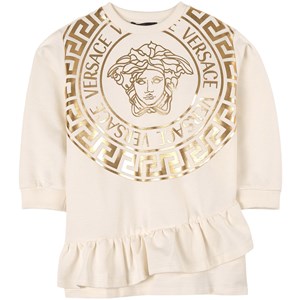 Versace Medusa Mjukis-klänning Vit 4 år
