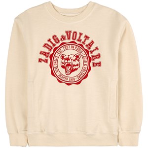 Zadig & Voltaire Logo Tröja Gräddvit 4 år