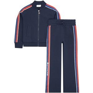 Moncler Logo Mjukisset Marinblått 4 år