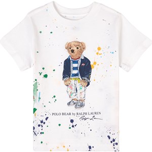 Ralph Lauren Bear T-shirt Vit 2 år