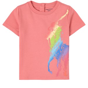 Ralph Lauren Logo T-shirt Rosa 9 mån
