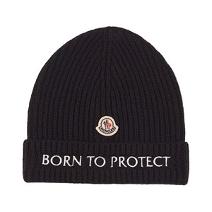 Moncler Logo Mössa Svart 54 cm