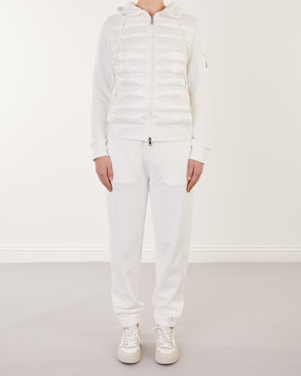 Moncler Byxa Sweat Bottoms Vit XS
