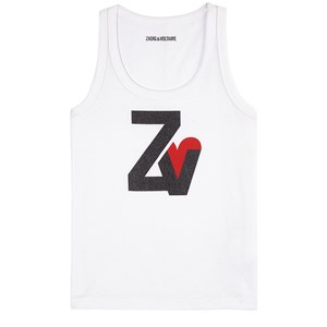 Zadig & Voltaire Logo Linne Vit 4 år