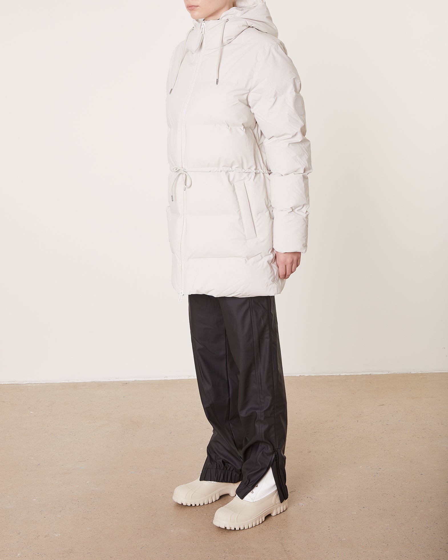 Rains Jacka Puffer W XS-S Offwhite 007