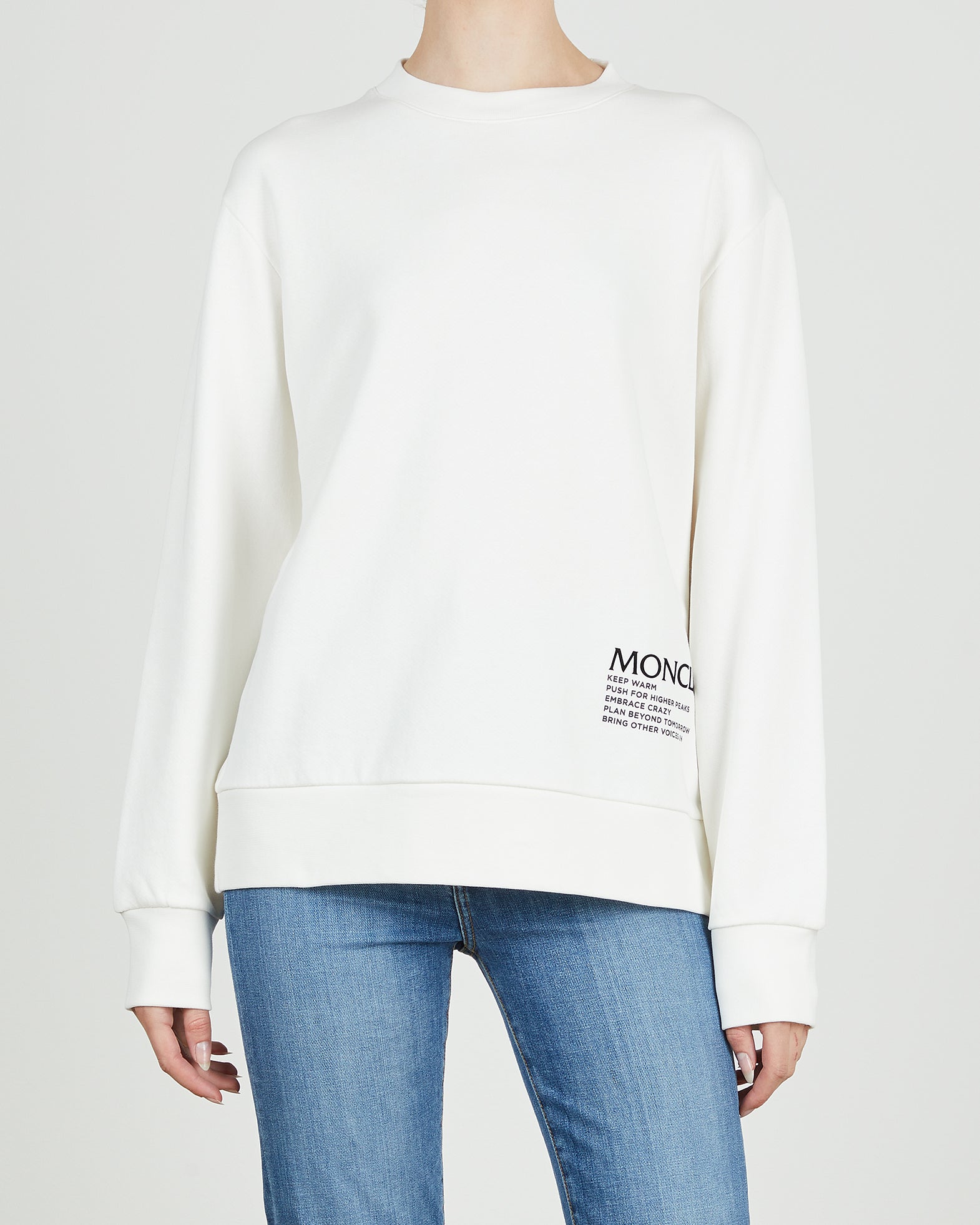 Moncler Tröja XS Vit 001