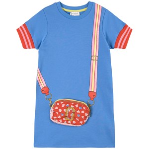 The Marc Jacobs Bag Applique Mjukis-klänning Blå 4 år