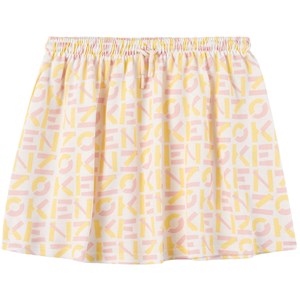 Kenzo Cream Pattern Skirt 3 år