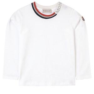 Moncler Stripe Logo T-shirt Vit 12 years