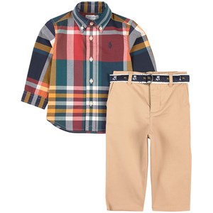 Ralph Lauren Rutigt Skjortset Flerfärgat 9 mån
