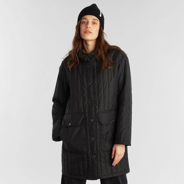 Quilted Coat Rosvik Black