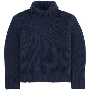 Bonpoint Stickad Tröja Marinblå 10 år
