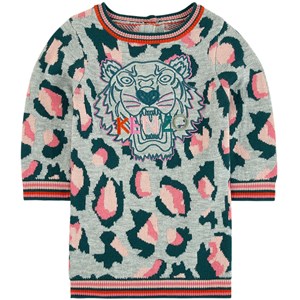 Kenzo Crazy Jungle Tröjklänning Grey 9 mån