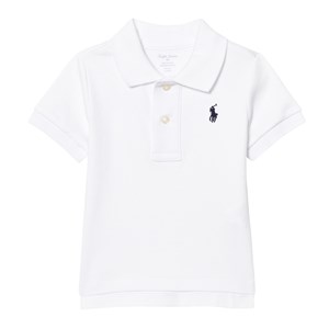 Ralph Lauren Logo Pikétröja Vit 6 mån