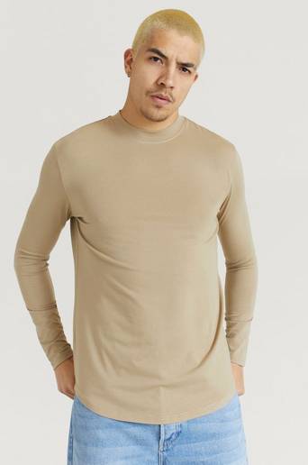 William Baxter Slim LS Tee Brun
