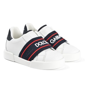 Dolce & Gabbana Navy Dolce & Gabbana Branded Slip On Sneakers Vita