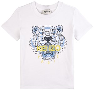 Kenzo Tiger T-shirt Vit 6 år