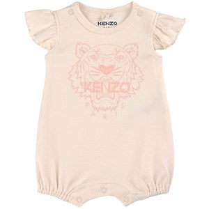 Kenzo Tiger Logo Romper Gräddvit 1 mån