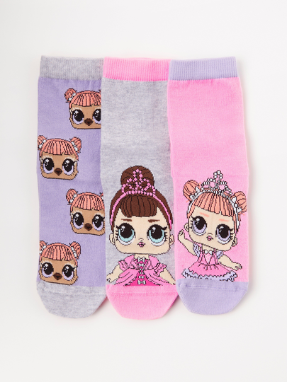 3-pack strumpor med L.O.L. Surprise