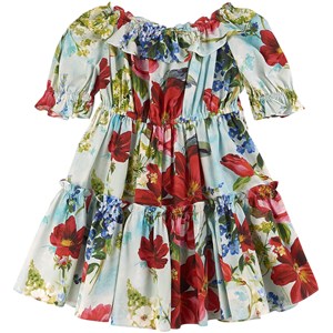 Dolce & Gabbana Floral Klänning Flerfärgad 5 år