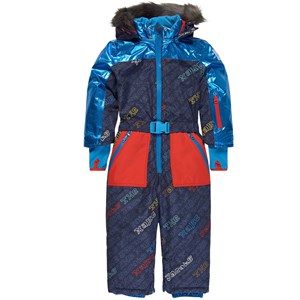 The Marc Jacobs Logo Vinteroverall Blå 2 år