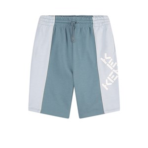 Kenzo Blue Side Stripe Bermuda Shorts 4 år