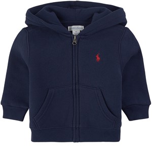 Ralph Lauren Logo Huvtröja Marinblå 3 mån