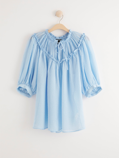 Blus i chiffong