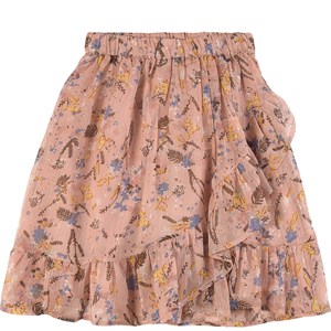 Creamie Floral Kjol Adobe Rose 122 cm (6-7 år)