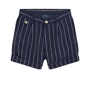 Ralph Lauren Stripe Tailored Shorts Marinblå 14 år