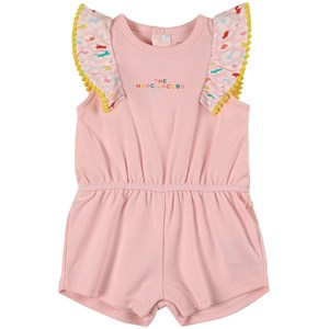The Marc Jacobs Logo Romper rosa 2 år