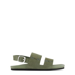 Bonpoint Buckle Suede Sandaler Khaki 27 (UK 9.5)