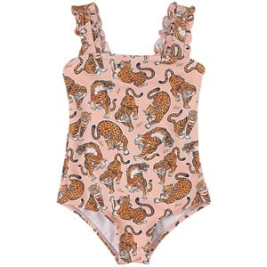 Kenzo Pink Tiger Print Swimming Costume 5 år