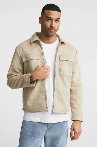 Human Scales Jacka Rick Vegan Suede Beige