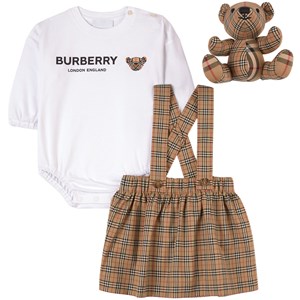 Burberry Rutigt Baby Set Beige 6 mån