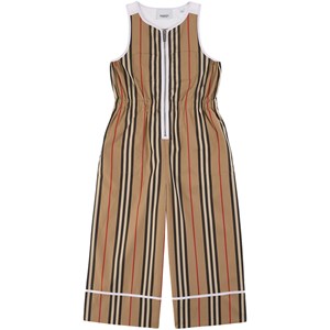 Burberry Randig Jumpsuit Beige 6 år