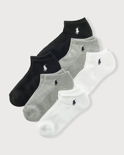 POLO Ralph Lauren Strumpor Cshn Sole Low 6 Pack Multicolor ONESIZE