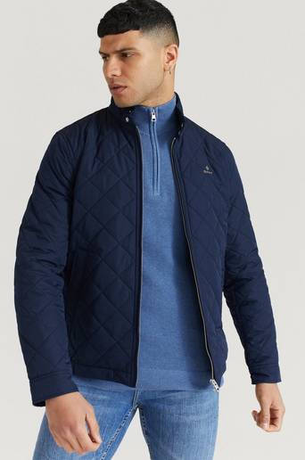 Gant Jacka Quilted Windcheater Blå