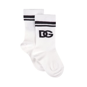 Dolce & Gabbana Logo Strumpor Vita 2-4 år