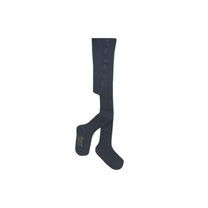 Bonpoint Ribbed Knit Tights Svarta 3 mån