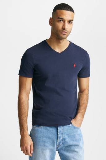 Polo Ralph Lauren T-Shirt RL V-Neck Tee Blå
