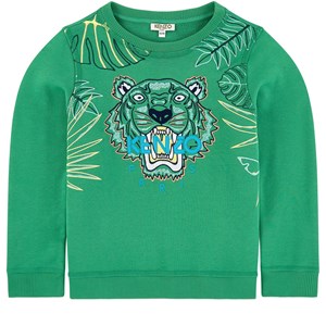Kenzo Tiger Tröja Grön 14 år