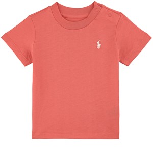 Ralph Lauren Logo T-shirt Amalfi Red 24 mån