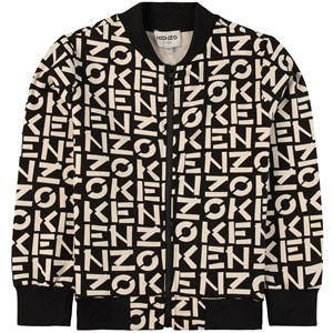 Kenzo Logo Zip Tröja Svart 3 år