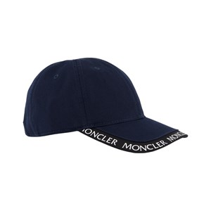 Moncler Logo Keps Marinblå 54 cm