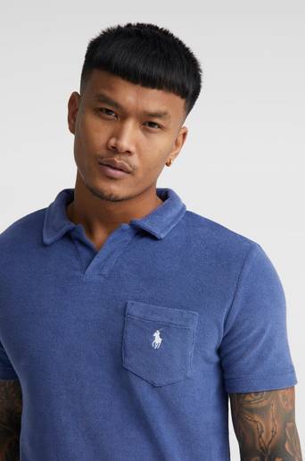 Polo Ralph Lauren Piké S/S Cotton Terry Polo Shirt Blå