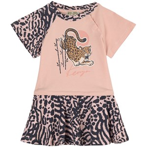 Kenzo Pink Leopard Print Dress 12 mån